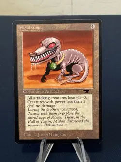 MTG - Magic The Gathering - Weakstone - Antiquities - LP/EX! - Image 1