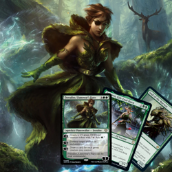 -CUSTOM EDH/COMMANDER DECK- Freyalise Champion of the Wilds - Elfball! - Image 1
