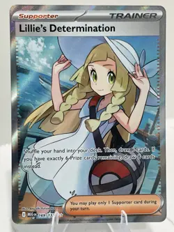 Lillie's Determination 169/132 Ultra Rare Pokemon Mega Evolution - Image 1