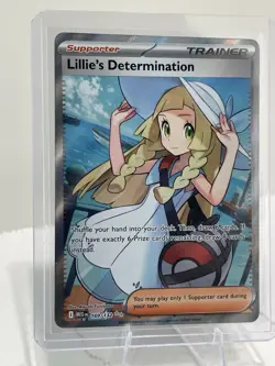 Lillie's Determination 169/132 Ultra Rare Pokemon Mega Evolution - Image 3