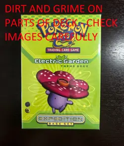 (402464) Pokemon EXPEDITION BASE SET Electric Garden - Factory Sealed Deck - Image 2