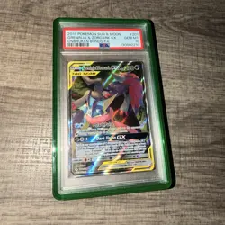 2019 POKEMON SUN & MOON UNBROKEN BONDS #201 GRENINJA & ZOROARK GX PSA 10 - Image 3