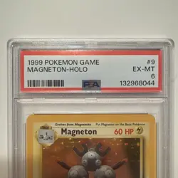 Magneton - Holo - 9/102 Base Set - Pokemon TCG - PSA 6 - 1999 - Image 3