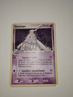 Carte Pokemon TERACLOPE 14/108 Holo Bloc EX Gardiens du Pouvoir FR Etat Moyen - Image 2