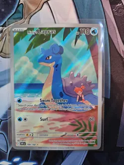 Pokemon TCG Misty's Lapras Destined Rivals 194/182 Illustration Rare - Image 1
