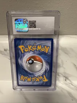 CGC 8 MINT - 2017 Pokemon Burning Shadows Acerola #142/147 Full Art Holo Rare - Image 2