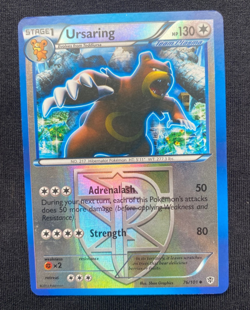 Pokemon TCG Ursaring Plasma Blast 76/101 Reverse Holo (MP) - Image 1