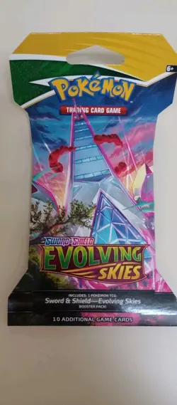 Pokemon TCG Evolving Skies Sleeved Booster Pack New Sealed - Image 1