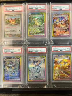 Pokemon Prismatic Evolutions Eeveelution SIR set,God Pack Graded, 100% Authentic - Image 1