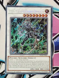 PSY-Framegear Omega BLLR-EN061 Secret Rare 1st Edition YUGIOH - Image 1