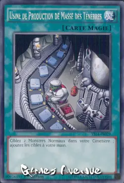 Yu-Gi-Oh ! Usine de Production de Masse des Tenebres YS14-FR029 VF/COMMUNE - Image 1