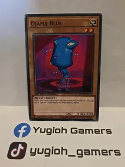 YUGIOH OJAMA BLUE SGX1 1ST EDITION COMMON LIGHT PLAYED - Image 1