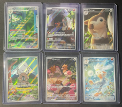 Pokemon Full Art Holo Illustration Card Lot of 6 Cards Pack Fresh Mint Condition - Image 1