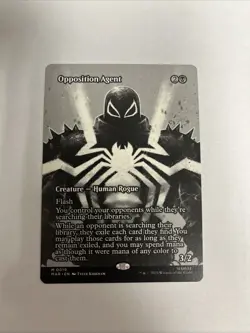 Opposition Agent Borderless Nonfoil Spiderman Card# 0019 MTG - Image 1