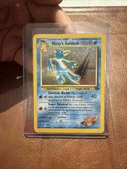 Pokemon TCG Misty's Golduck Gym Challenge Holo Card 12/132 Unlimited Rare - Image 1