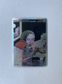 MF DOOM Pokemon HOLO TCG Custom Trading Card - Base Set - Hip Hop - MM FOOD - Image 1