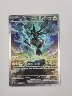 Pokemon TCG Zekrom EX Black Bolt Special Illustration Card #166/086 NM - Image 1