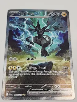 Pokemon TCG Zekrom EX Black Bolt Special Illustration Card #166/086 NM - Image 4