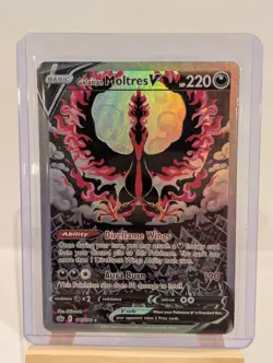 Custom Fan Art Galarian Moltres V High Quality Custom Card Foil Finish - Image 2