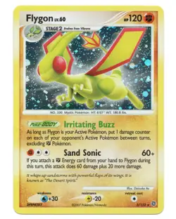 Flygon Lv.60 5/132 Holo Rare - Secret Wonders 2007 Pokemon Card NM/Mint - Image 1