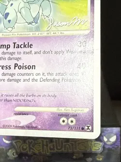 Pokemon Card Nidorina 73/111 2009 World Championship Decks Near Mint - Image 2