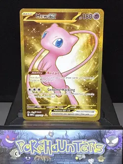 Pokemon Card Mew EX 205/165 Gold Hyper Rare Scarlet & Violet 151 Near Mint - Image 1