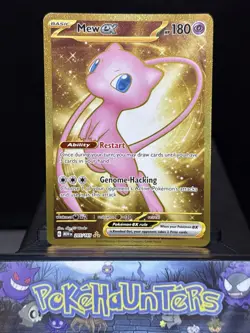 Pokemon Card Mew EX 205/165 Gold Hyper Rare Scarlet & Violet 151 Near Mint - Image 3