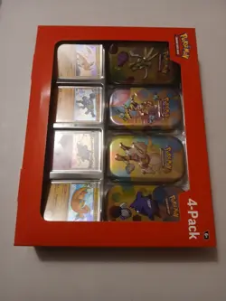 POKEMON 4 PACK TINS TRADING CARD GAME - Image 4