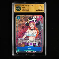 CCG GemMint 10 Bandai 2023 ONE PIECE CHN. TCG Card OP02-036 SR Nami - Image 2