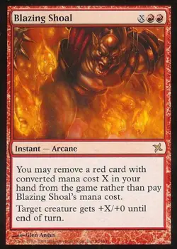 Blazing Shoal - Medium Play MTG Betrayers of Kamigawa - Image 1