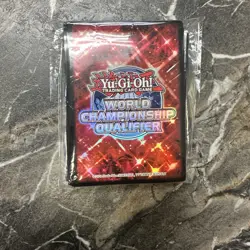 YuGiOh - Red Card Sleeves - World Championship Qualifier - 2023 - Sealed - Image 1