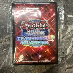 YuGiOh - Red Card Sleeves - World Championship Qualifier - 2023 - Sealed - Image 2