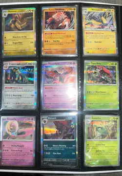 White Flare Binder with Pokemon Lot 400 Cards, 40 holos & rares + SPECIAL BONUS - Image 3