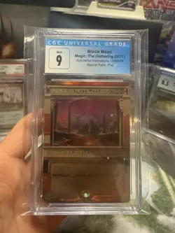 MTG Blood Moon Amonkhet Invocations Masterpiece Card Cgc Garded 9 - Image 1