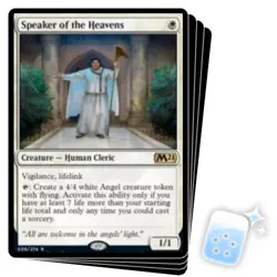 SPEAKER OF THE HEAVENS X4 Core Set 2021 M21 Magic MTG MINT CARD - Image 1