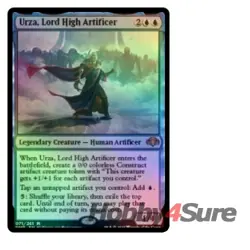Foil Urza, Lord High Artificer M/NM Magic MTG Dominaria Remastered - Image 1