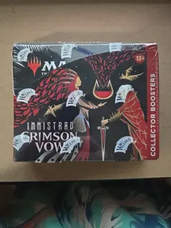 MTG Magic the Gathering Innistrad Crimson Vow Collector Booster Box Sealed - Image 1