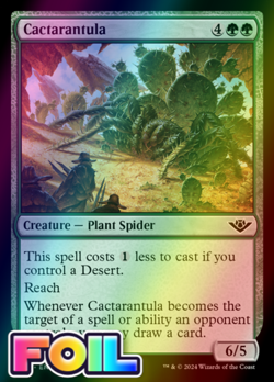 x1 Cactarantula OTJ MTG 158 FOIL COMMON M/NM 1x - Image 1