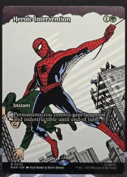 Heroic Intervention #34 Marvel's Spider-Man Borderless Regular Mythic - Image 1