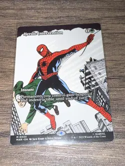 Heroic Intervention (Borderless) 0034 Marvel’s Spider-Man Regular MTG - Image 1
