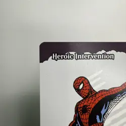 Heroic Intervention - Spider-Man MTG Regular Borderless #34 NM Marvel - Image 3