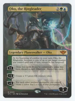 MTG Outlaws of Thunder Junction Oko, the Ringleader (Borderless) #305 Mythic - Image 1