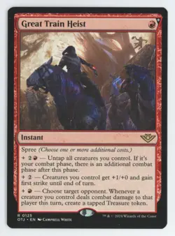 MTG Outlaws of Thunder Junction Great Train Heist #125 FOIL Rare - Image 1
