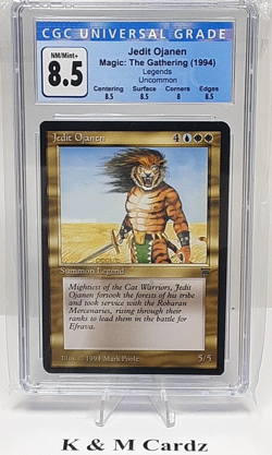 MTG - Legends - Jedit Ojanen - Graded - CGC 8.5 - Vintage - Image 1
