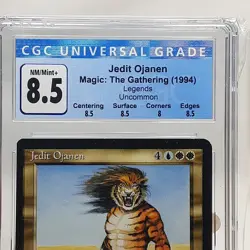 MTG - Legends - Jedit Ojanen - Graded - CGC 8.5 - Vintage - Image 3