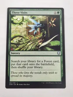 Three Visits - 261 - NM - Commander Legends (CMR) - MTG - Image 1