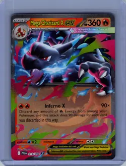 Pokemon PHANTASMAL FLAMES #013/094 Mega Charizard X ex Near Mint or Better - Image 1
