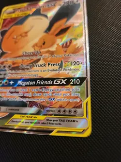 Pokemon Eevee & Snorlax GX SM169 Tag Team Black Star Promo English - Image 2