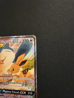 Pokemon Eevee & Snorlax GX SM169 Tag Team Black Star Promo English - Image 5