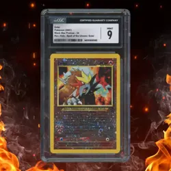Pokemon Spell Of The Unown ENTEI "4x Swirl" Black Star Promo #34 CGC 9 - Image 1